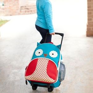 Skip Hop Zoo Rolling Luggage- Owl